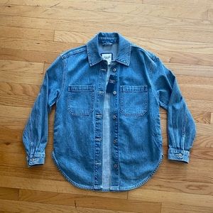 Abercrombie & Fitch Denim Shacket NWT